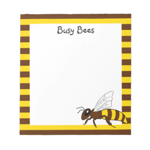 Anteckningsblocket Busy Bees Anteckningsblock