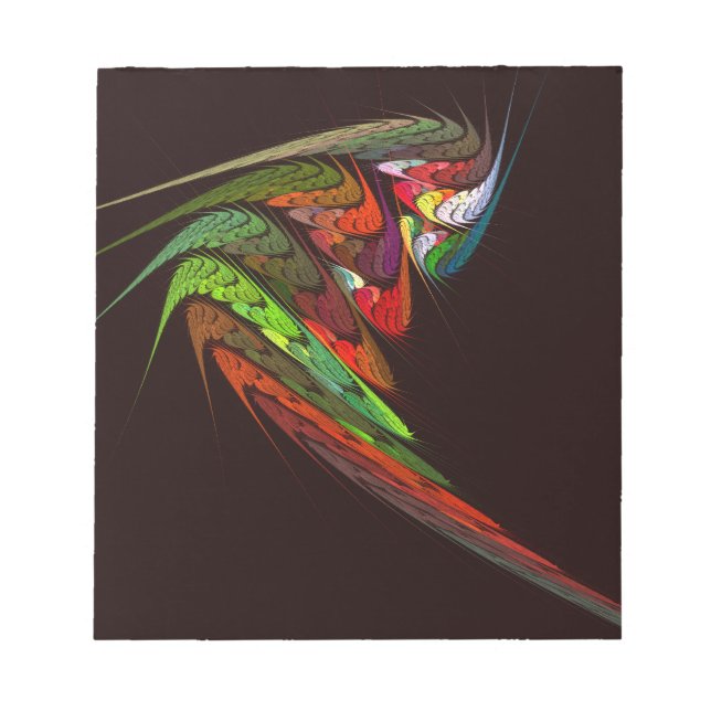Anteckningsblocket Chameleon Abstrakt Art Anteckningsblock (Framsida)