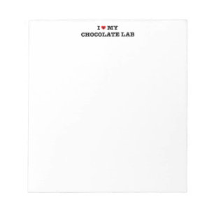 Anteckningsblocket Chocolate Lab Anteckningsblock