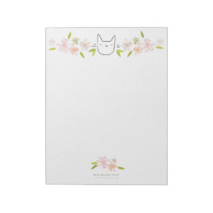 Anteckningsblocket Chrysanthemum Garden Cat XL Anteckningsblock