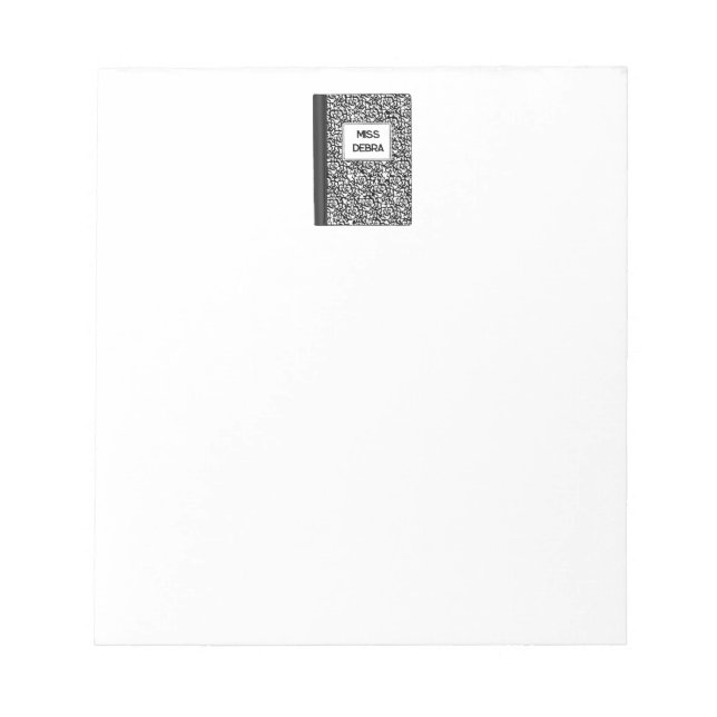 Anteckningsblocket Composed Personlig Lacher Anteckningsblock (Framsida)