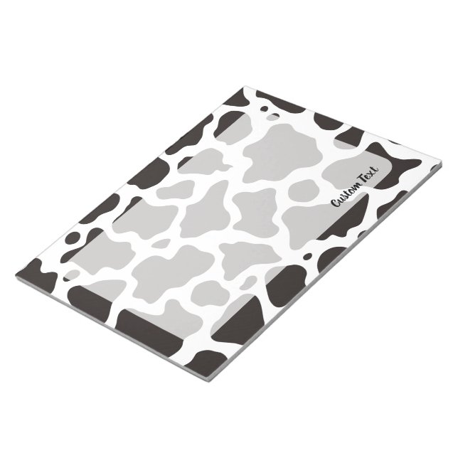 Anteckningsblocket Cow Mönster Anteckningsblock (Vinklad)