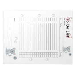 Anteckningsblocket Cute Kattunge to Do List Led Anteckningsblock
