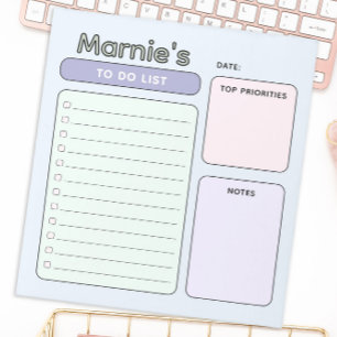 Anteckningsblocket Cute Pastel-Anpassade att göra Anteckningsblock