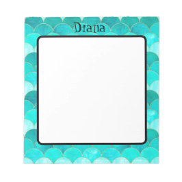 Anteckningsblocket Cute Sjöjungfru mönster Anteckningsblock