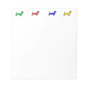 Anteckningsblocket Dapper Dachshund Anteckningsblock