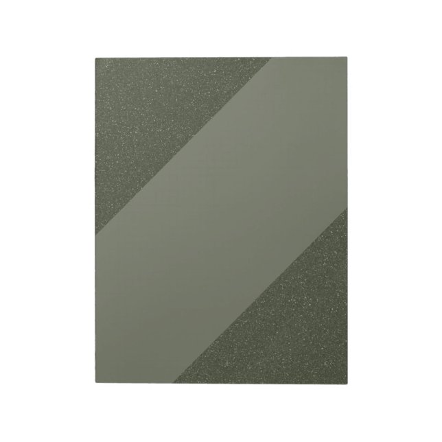 Anteckningsblocket Diagonal Grönt - Anpassadets ut Anteckningsblock (Roterad)
