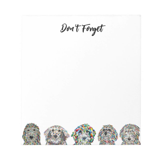 Anteckningsblocket Doggy Anteckningsblock (Framsida)