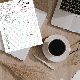 Anteckningsblocket Dold Daily To-Do List Anteckningsblock