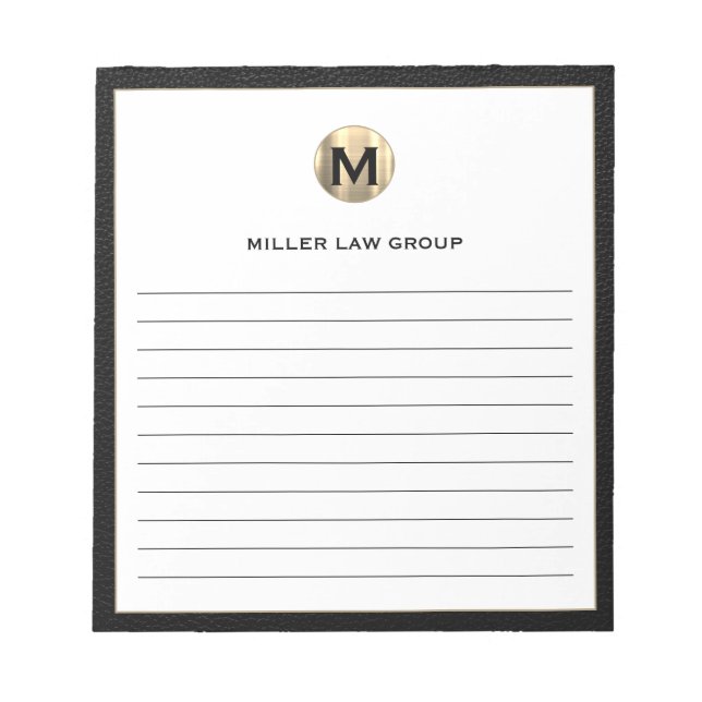 Anteckningsblocket elegant-linjerad anteckningsblock (Framsida)