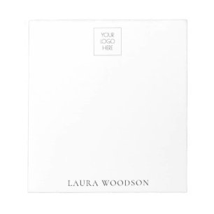 Anteckningsblocket Enkel minimalistisk Logotyp Anteckningsblock