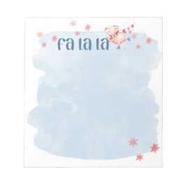 Anteckningsblocket Fa La La Winter Piggie Anteckningsblock