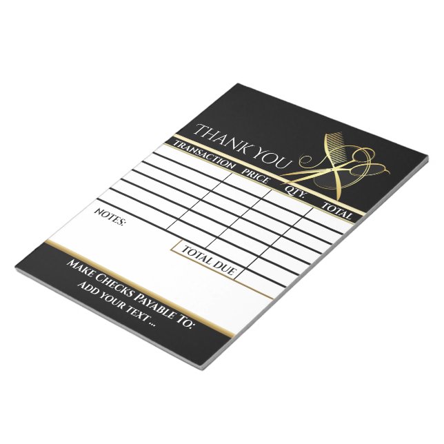 Anteckningsblocket Faktura Anteckningsblock (Vinklad)