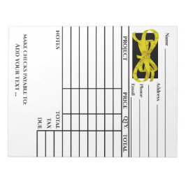 Anteckningsblocket Faktura Anteckningsblock