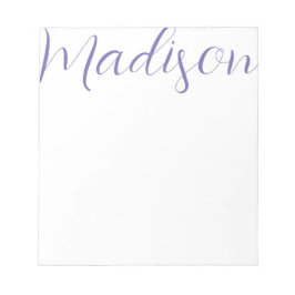 Anteckningsblocket Färg - Personlig Skript Namn Anteckningsblock