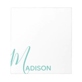 Anteckningsblocket Färg Script & Block Namn Person