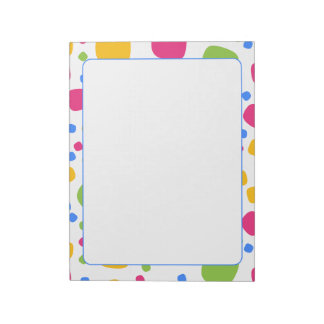 Anteckningsblocket Färgformer för Abstrakt Mönster Anteckningsblock