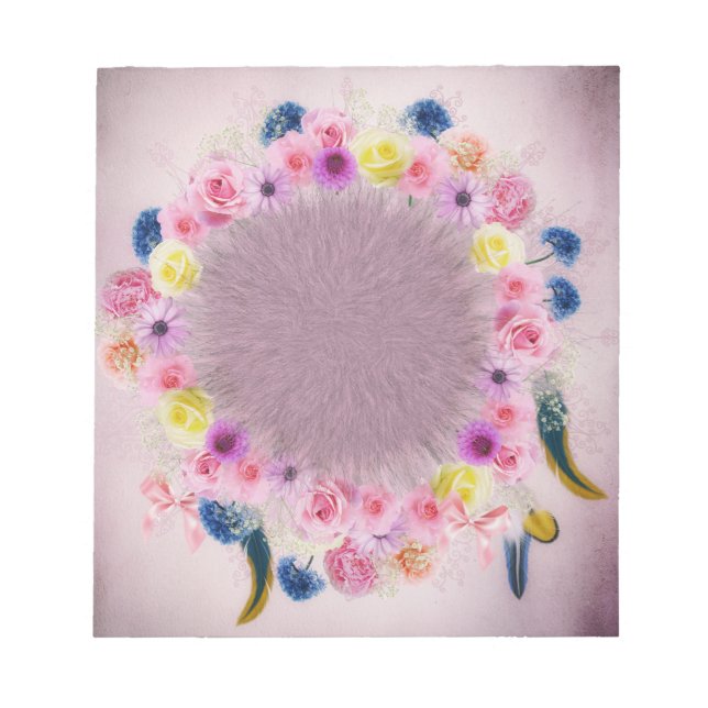 Anteckningsblocket Flowers Anteckningsblock (Framsida)