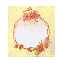 Anteckningsblocket Flowers Anteckningsblock