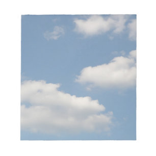Anteckningsblocket Fluffy Cumulus Clouds Anteckningsblock
