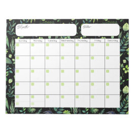 Anteckningsblocket Foliage Calendar Anteckningsblock