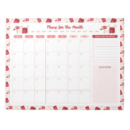 Anteckningsblocket för att göra listplanering varj anteckningsblock