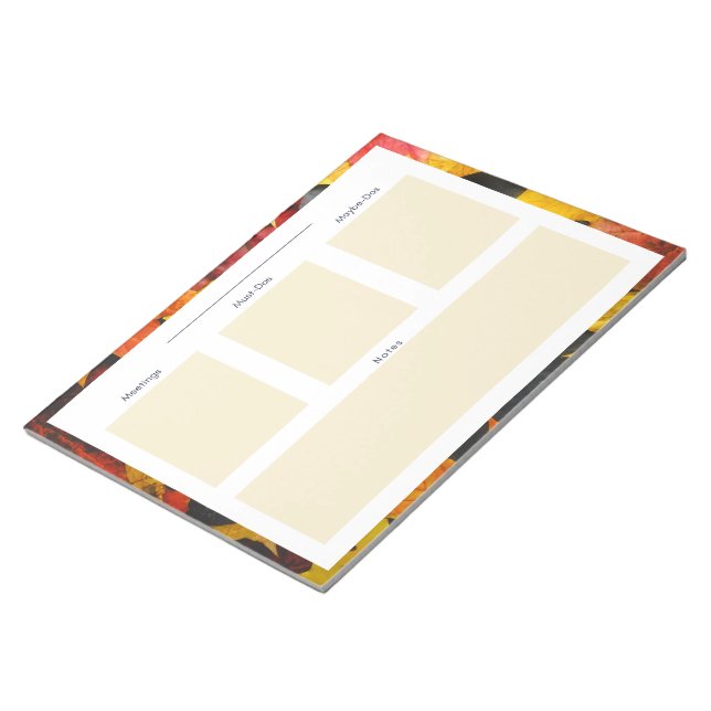 Anteckningsblocket för månatlig planering anteckningsblock (Vinklad)