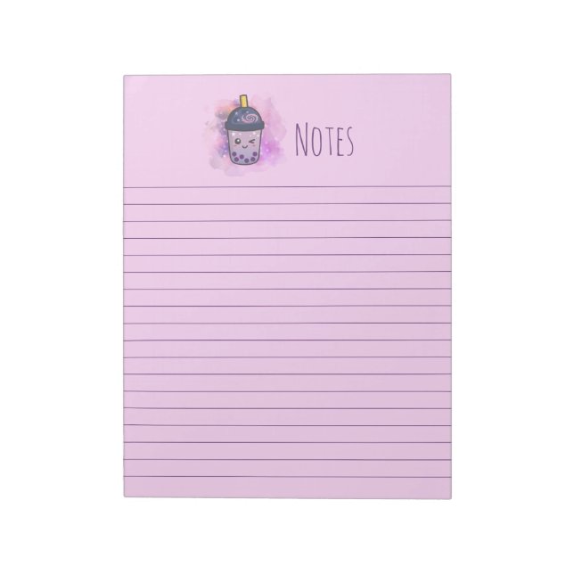 Anteckningsblocket Galaxy Boba Tea Stationery Tear Anteckningsblock (Roterad)