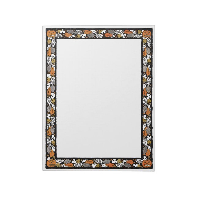 Anteckningsblocket Gamla Fashioned Pumpkins and Lö Anteckningsblock (Roterad)