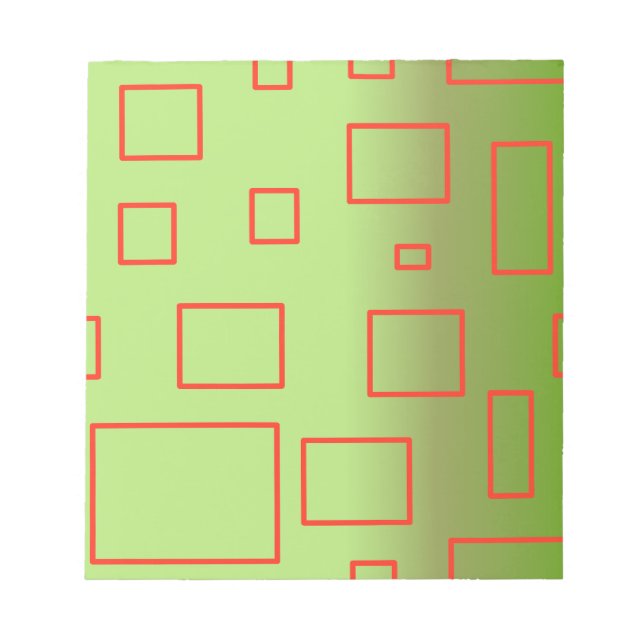 Anteckningsblocket Geometric Design i modern Mönst Anteckningsblock (Framsida)