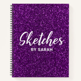 Anteckningsblocket Girly Glitter Artist Sketchbook