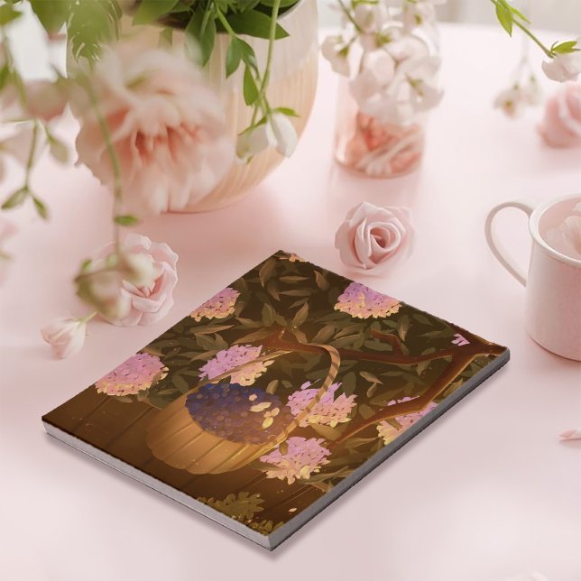 Anteckningsblocket Golden Hour Blueberry Basket Anteckningsblock (Skapare uppladdad)