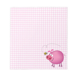 Anteckningsblocket gris & Bee Anteckningsblock