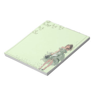 Anteckningsblocket grönt Simple Cute Anime Boho Anteckningsblock