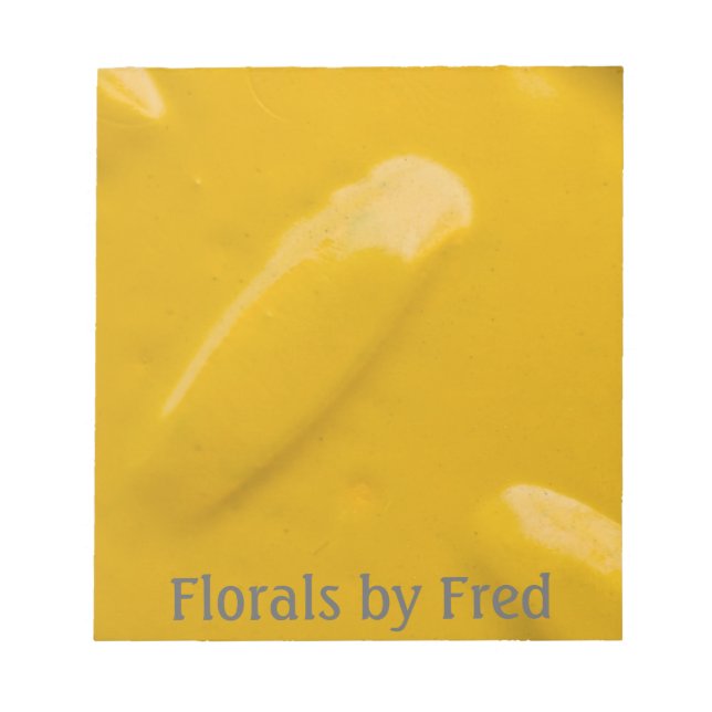 Anteckningsblocket gult Diamondplåt Anteckningsblock (Framsida)