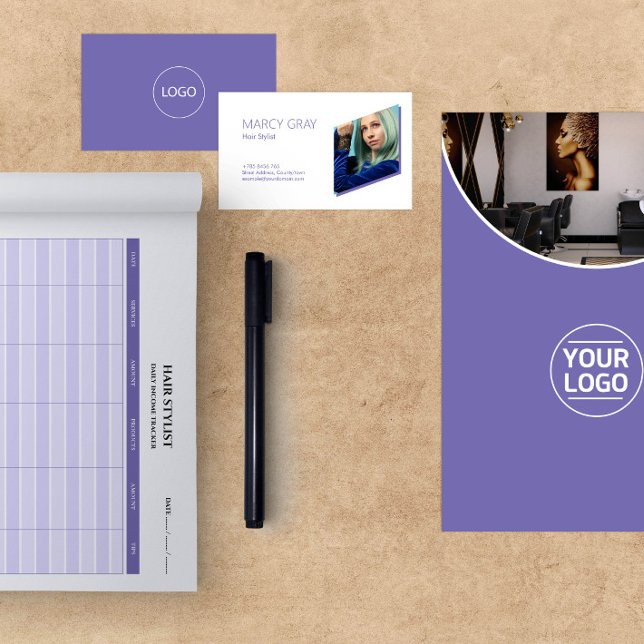 Anteckningsblocket Hair Stylist Daily Income Track Anteckningsblock (Skapare uppladdad)