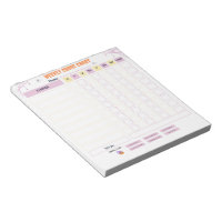Anteckningsblocket Haloween Kids Chore Chart