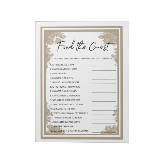 Anteckningsblocket Hitta gästspel Anteckningsblock (Roterad)