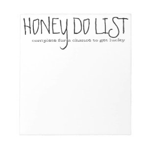 Anteckningsblocket Honung Do List Anteckningsblock