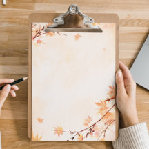 Anteckningsblocket Höst löv höst