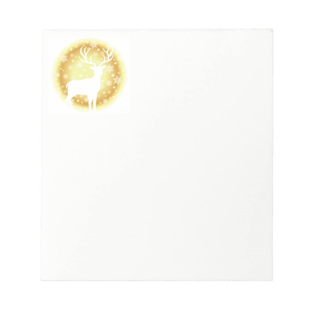 Anteckningsblocket Jul - Stag Anteckningsblock (Framsida)