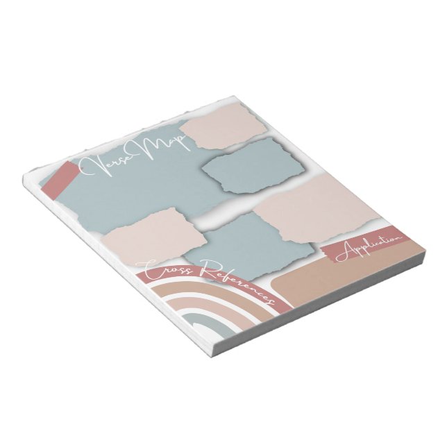 Anteckningsblocket Karta Anteckningsblock (Vinklad)