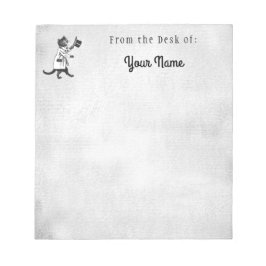 Anteckningsblocket Kattbild för anpassningsbar Coo Anteckningsblock