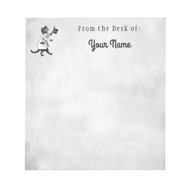 Anteckningsblocket Kattbild för anpassningsbar Coo Anteckningsblock (Framsida)