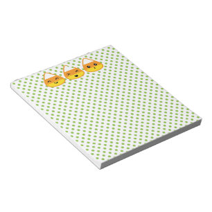 Anteckningsblocket Kawaii Candy corn Anteckningsblock