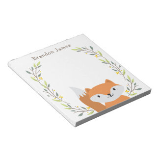 Anteckningsblocket Kids Woodland Fox Anteckningsblock