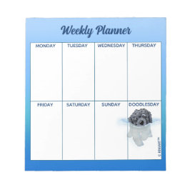 Anteckningsblocket KiniArt Goldendoodle Planner Anteckningsblock