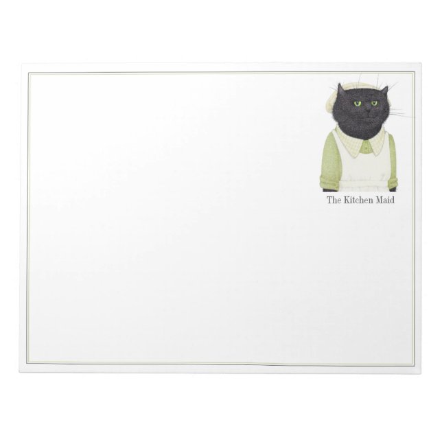 Anteckningsblocket KITCHEN MAID CAT 11x8.5 Anteckningsblock (Framsida)