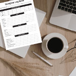 Anteckningsblocket Lagerlogg, Karrigerbjudande, Ål Anteckningsblock<br><div class="desc">Använda det här sliter bort anteckningsblocket till behållan om dina föräldrars vårdgivarlogg. Det här är ett av mina anteckningsblock med besökare varje vecka med en design med rutor i stället för linjära. Enklare för någon med skakig händer att skriva ner en lapp. Jag skapat detta på grund av min egen...</div>
