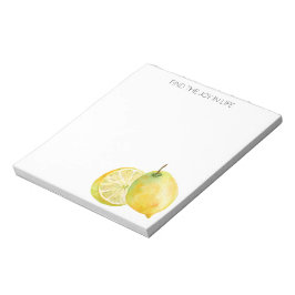 Anteckningsblocket Lemons Hitta glädjen i Life Per Anteckningsblock